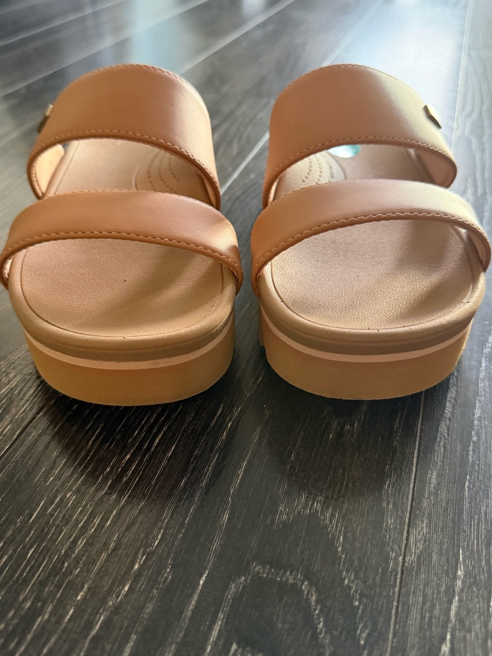 Like 🆕 Reef Vista Cushion Hi Platform Sandal Arch Support Natural - Picture 6 of 8